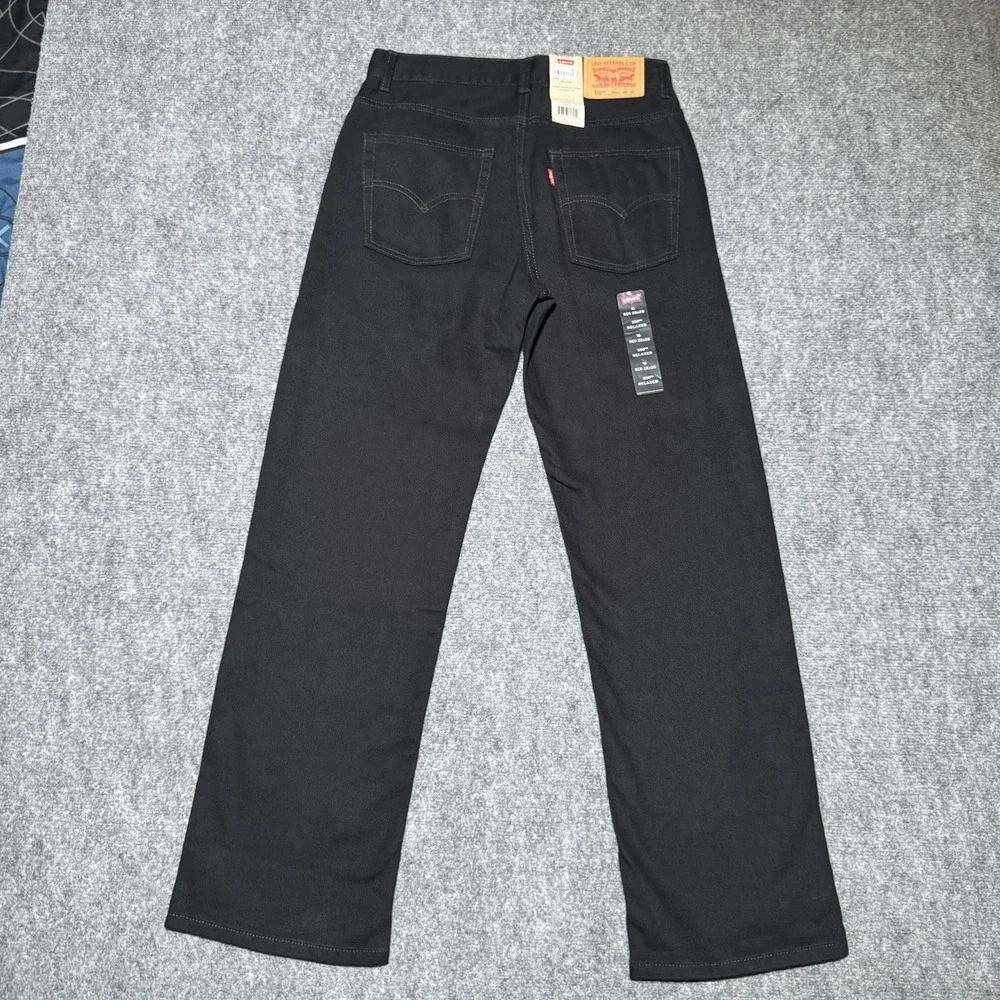 Levi's 550 Relaxed Fit Jeans 16 Reg 28x28 Black Denim Mid Rise NEW NWT